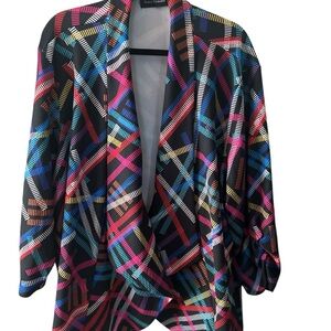 Vibrant Multicolor Women's Blazer